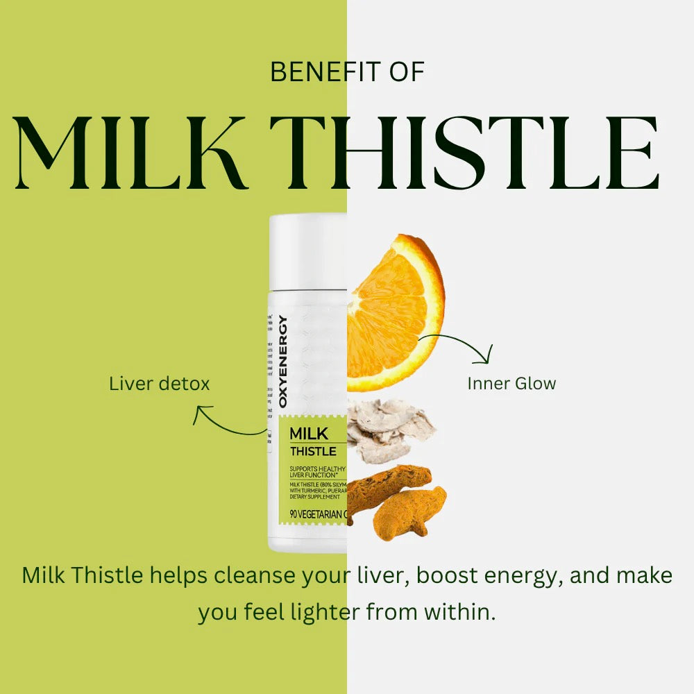 MILK THISTLE LIVER DETOX & COLON CLEANSE