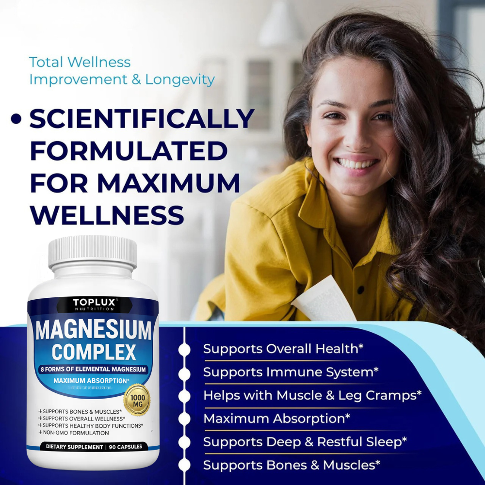 ELEMENT RX™ Magnesium Complex 8 Essential Magnesium Supplement 1000mg