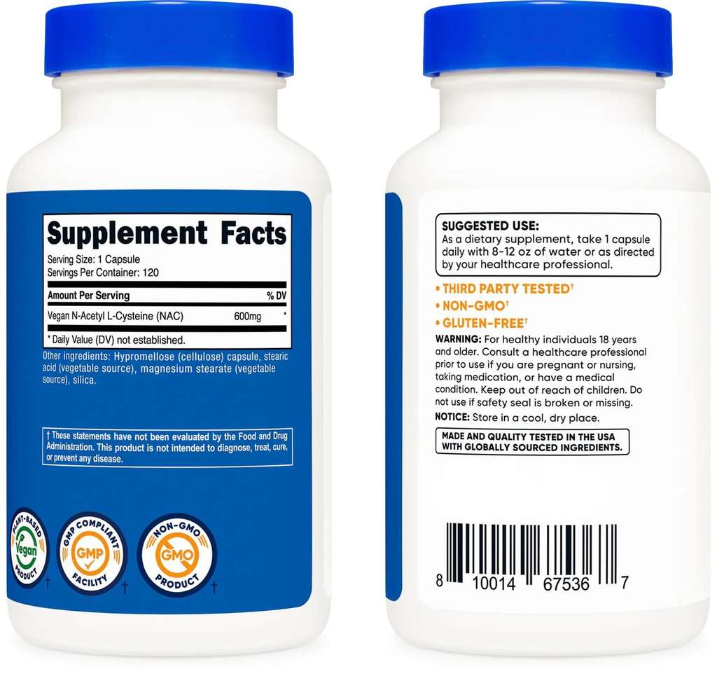 ELEMENT RX™ NAC Cellular Detox (N-Acetyl L-Cysteine)