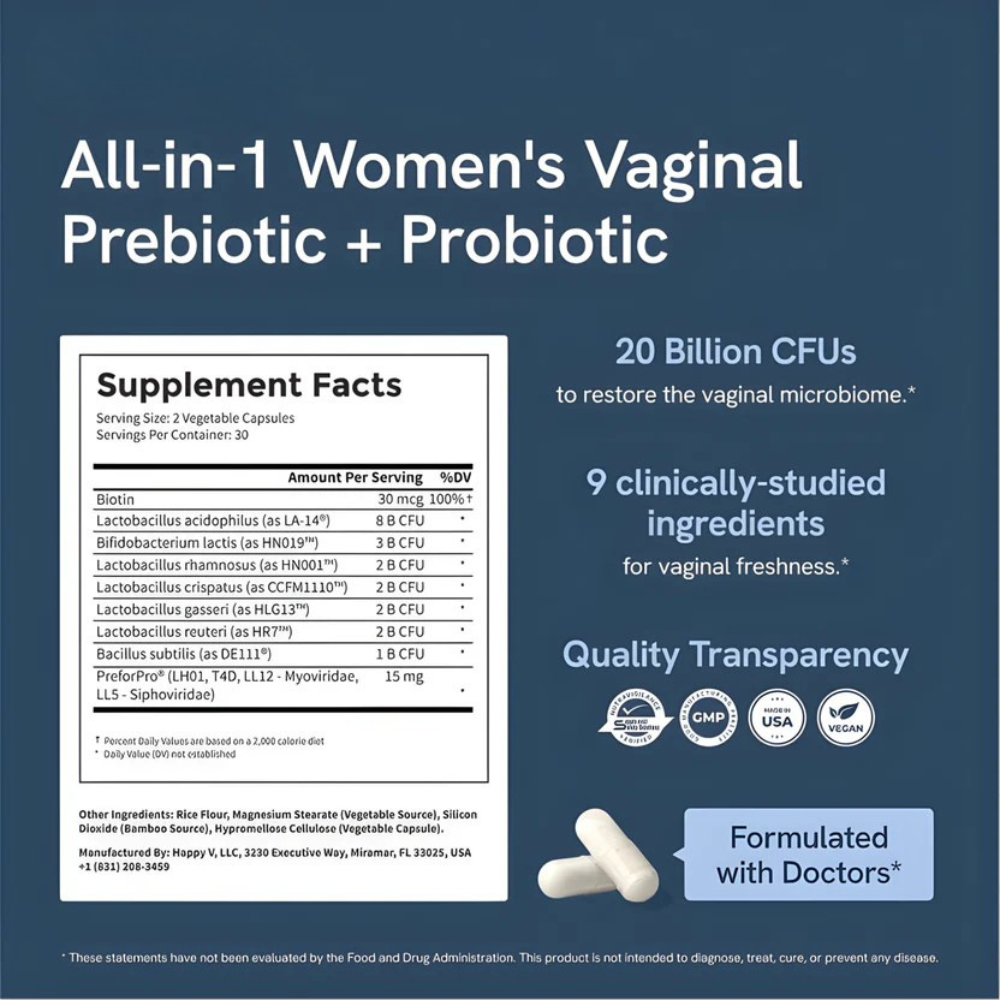 ELEMENT RX™ Vaginal Prebiotic + Probiotic for Women